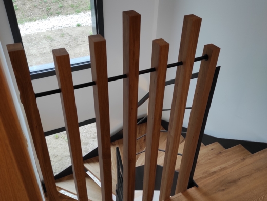 claustra bois aléatoire avec jonc acier