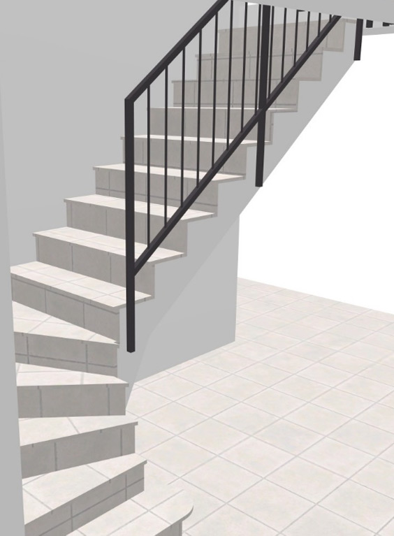 Conception escalier 3d