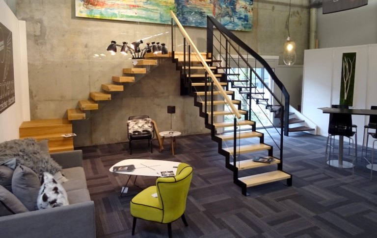 Showroom Lyon escalier